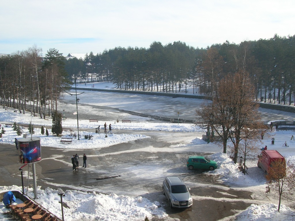 Mountain Zlatibor,icy lake